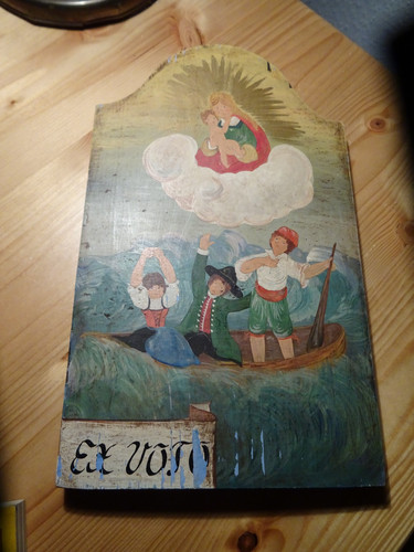 Altes votivbild ex voto - -,